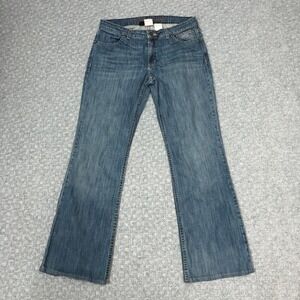 Harley Davidson Jeans Womens 8 Blue Bootcut Denim Medium Wash Motorcycle Riding